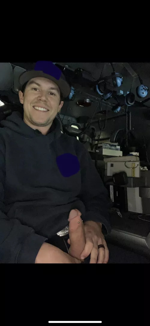 Just whipping it out in the Fire Engine 🚒