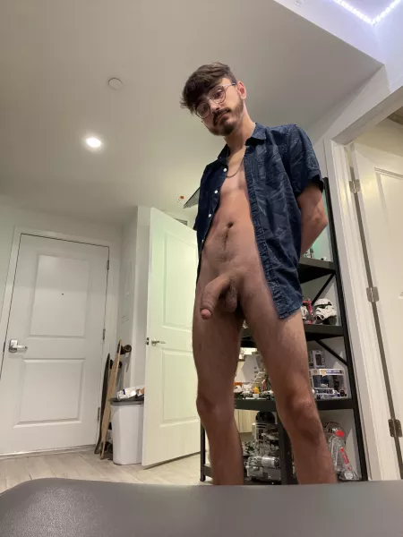 Just whipping out my cock for you