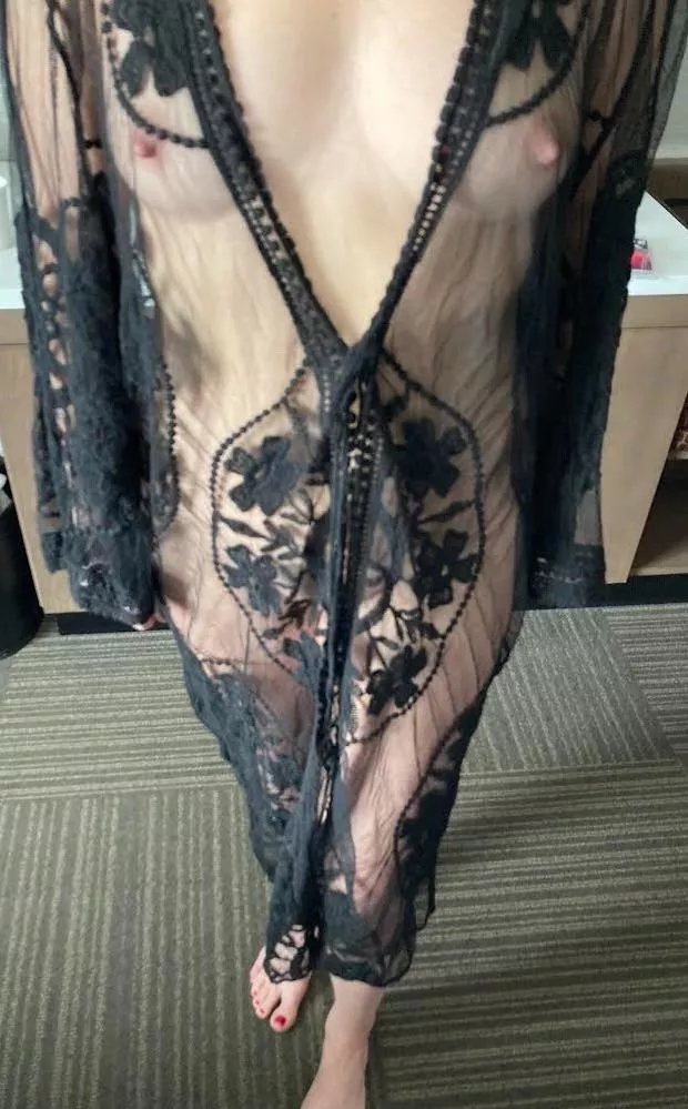 Just your average mom next door lounging in my robe. - 45[F]