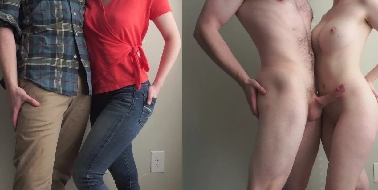 Just your average next door neighbor couple and what they're hiding underneath [MF]