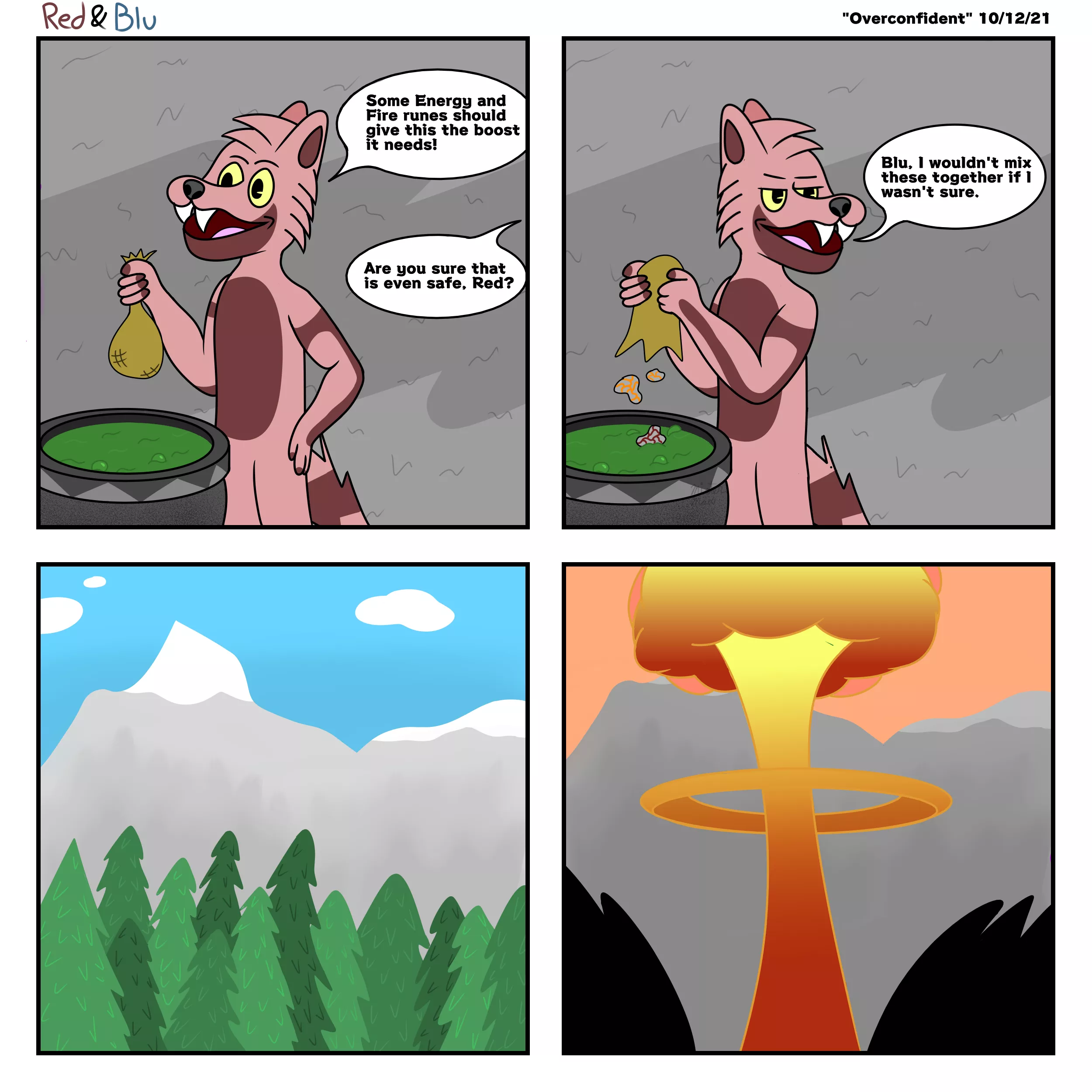 Kaboom (art by me, Mistermax98 on Instagram)