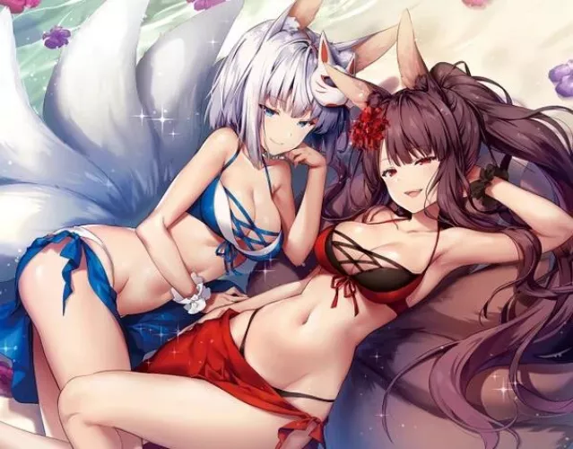 Kaga and Akagi [Azur Lane]