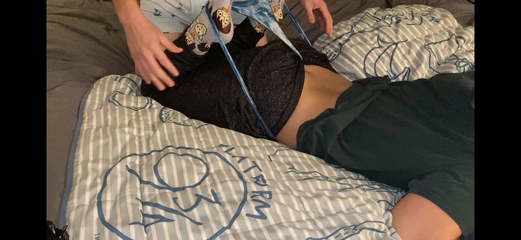 Kandies first ever jock lock wedgie👀