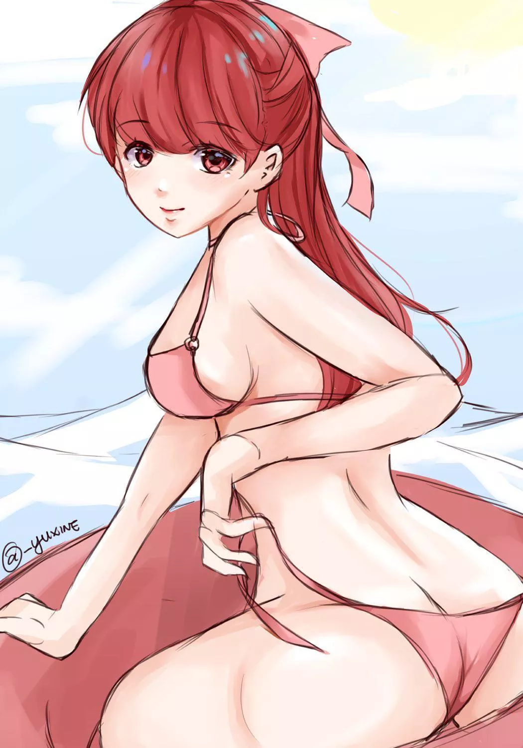 Kasumi wants to swim with you