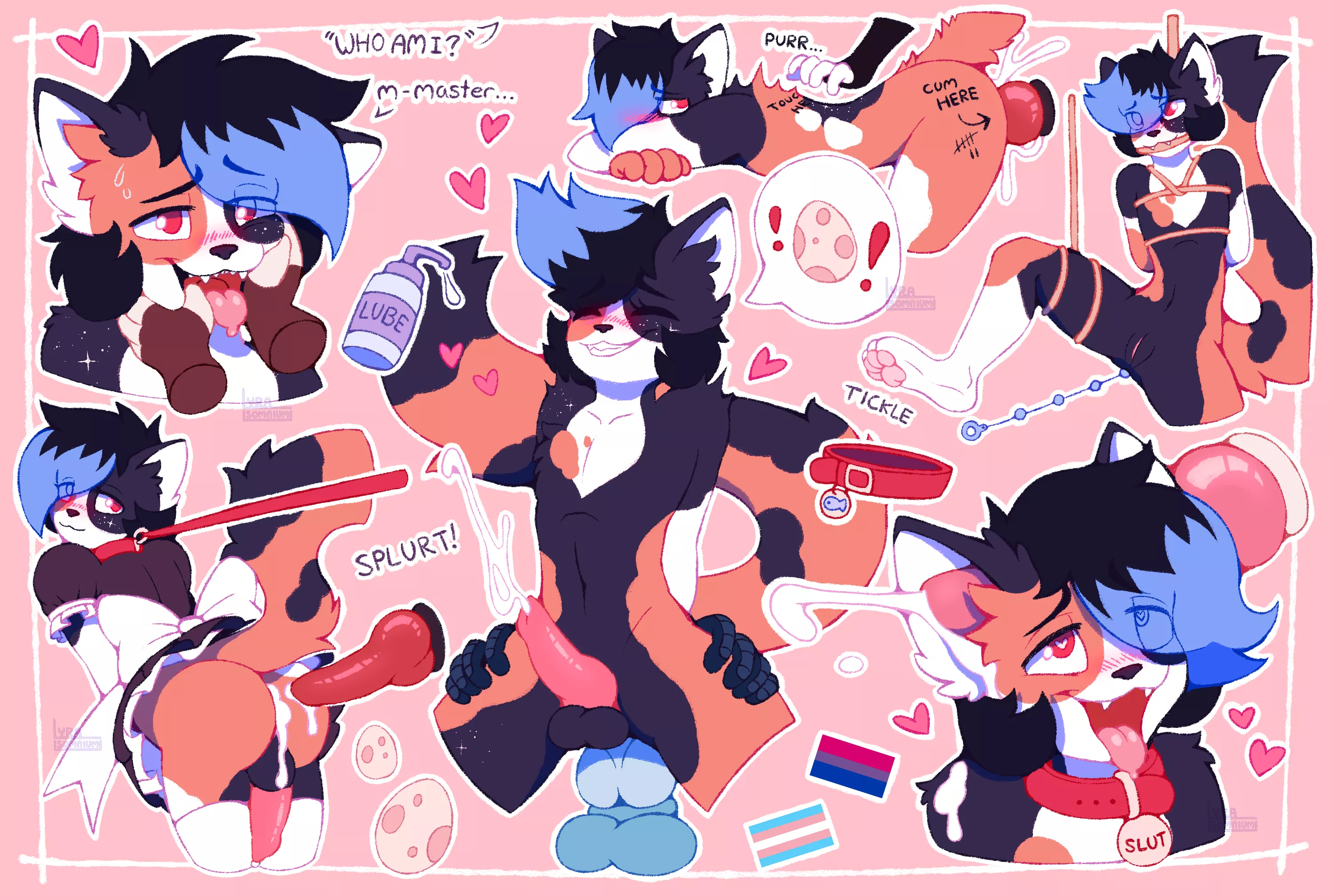 Kat Sketch Page (Lyra-Somnium)