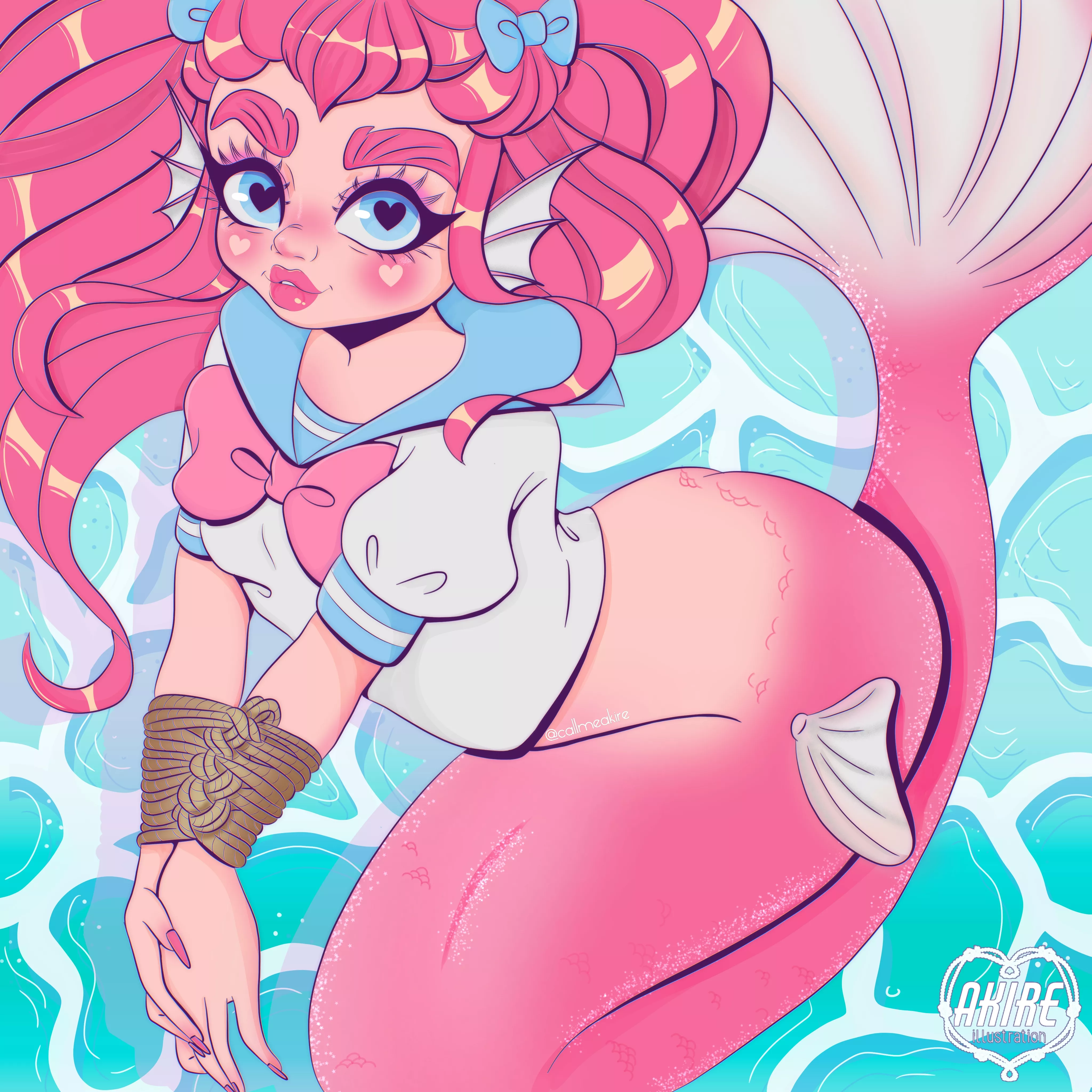 Kawaii shibari mermaid i Made for mermay Challenge 🥰