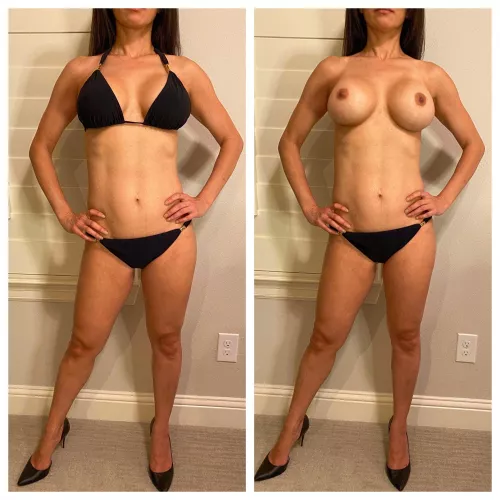 Keeping it simple on a lazy Sunday with an on/off photo. 40(F)💋