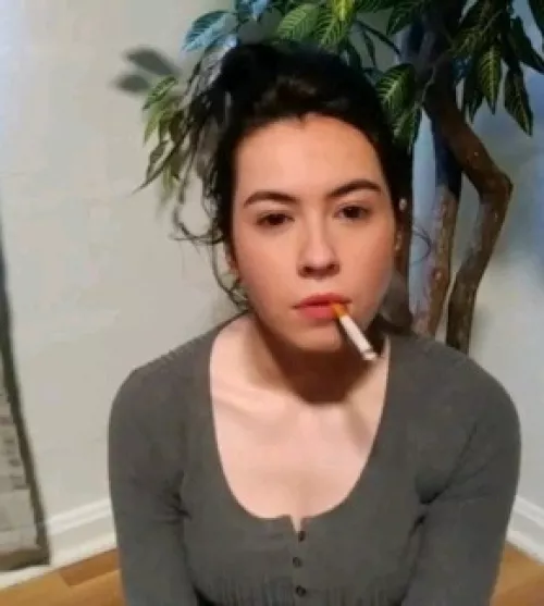 Keeping my cigarette where it belongs