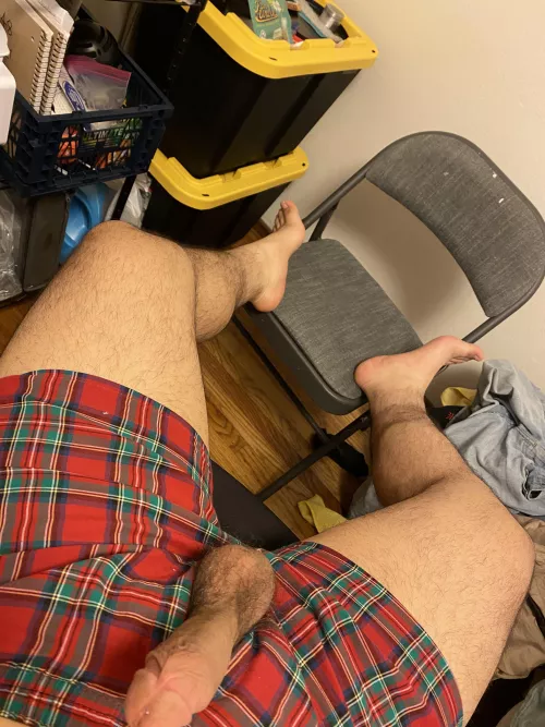 Keeping your seat warm ;)