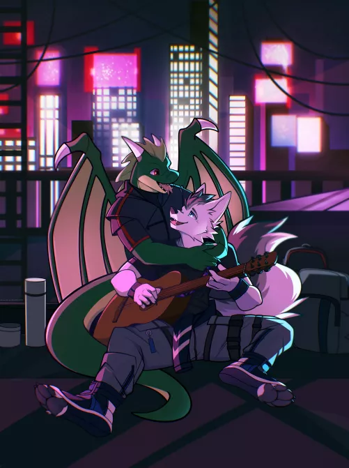 Kerac and Decro - Art by me @masterblader191 (Twitter)