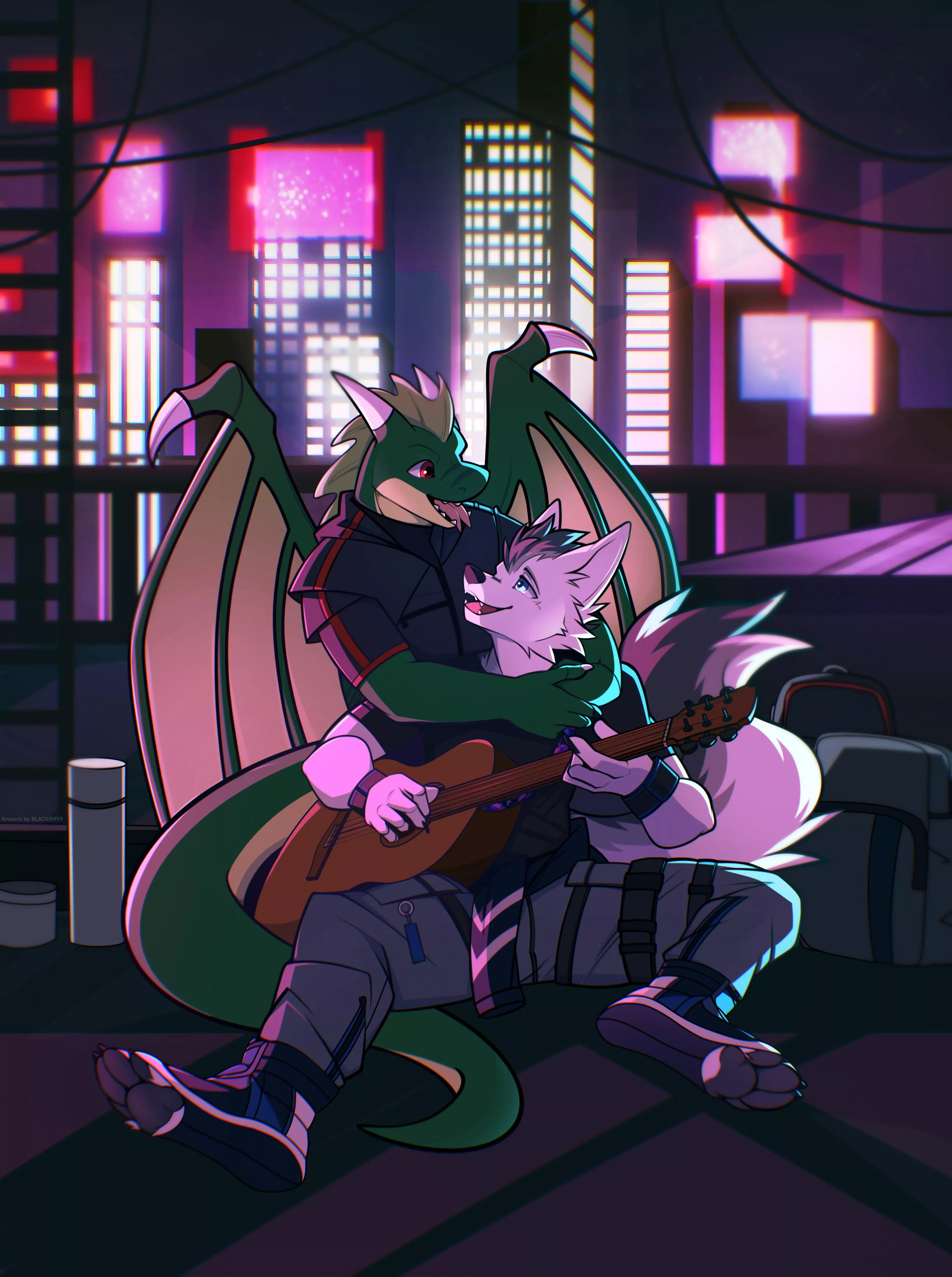 Kerac and Decro - Art by me @masterblader191 (Twitter)