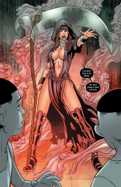 Keres' Cleavage [Tales of Terror Annual: Goddess of Death]