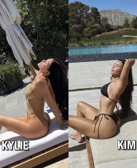 Khloe or Kim was too easy so Kylie or Kim? 🍑 Khloe or Kim was too easy so Kylie or Kim? 🍑