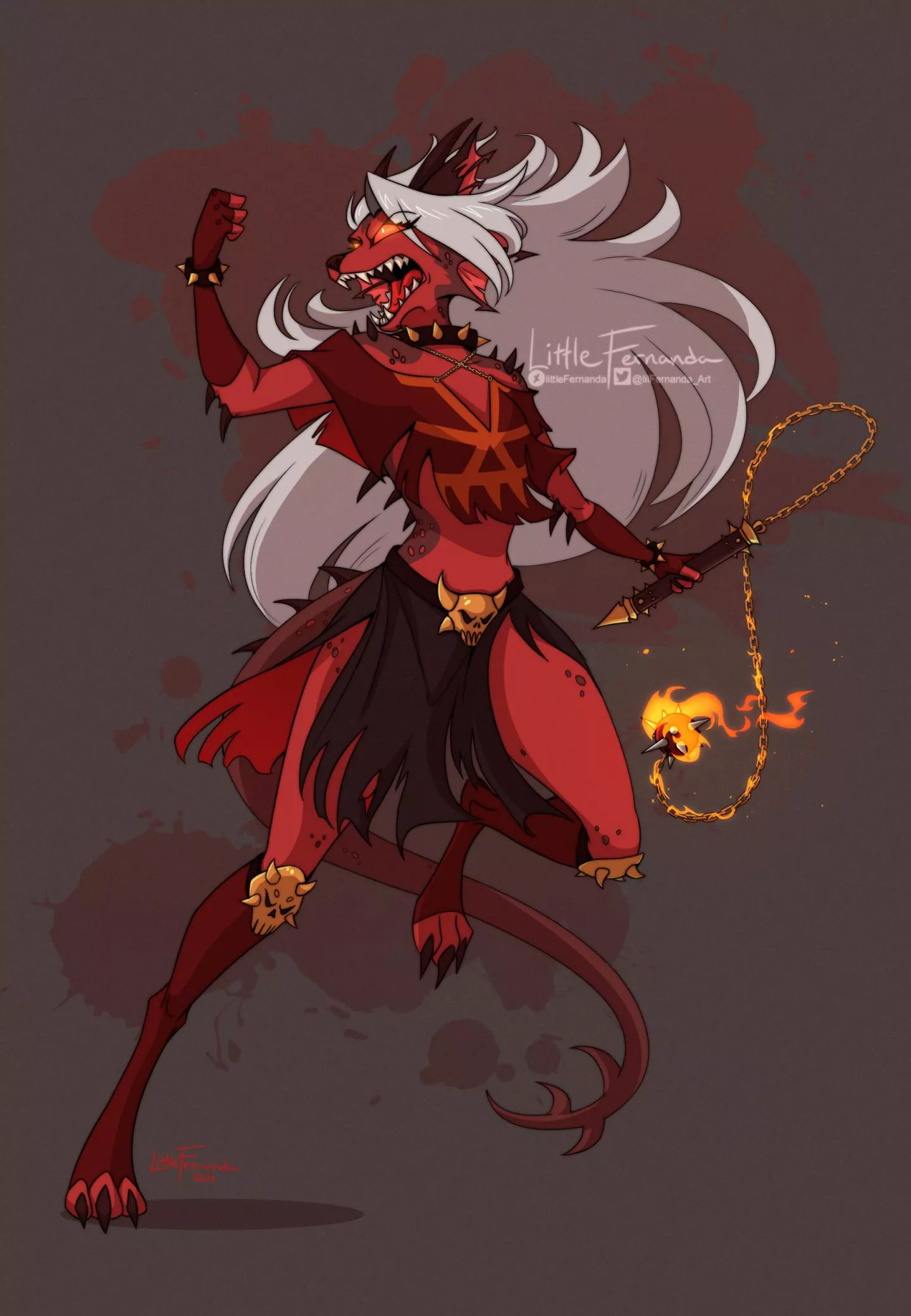 Khorne Hound 🐺 (littleFernanda)