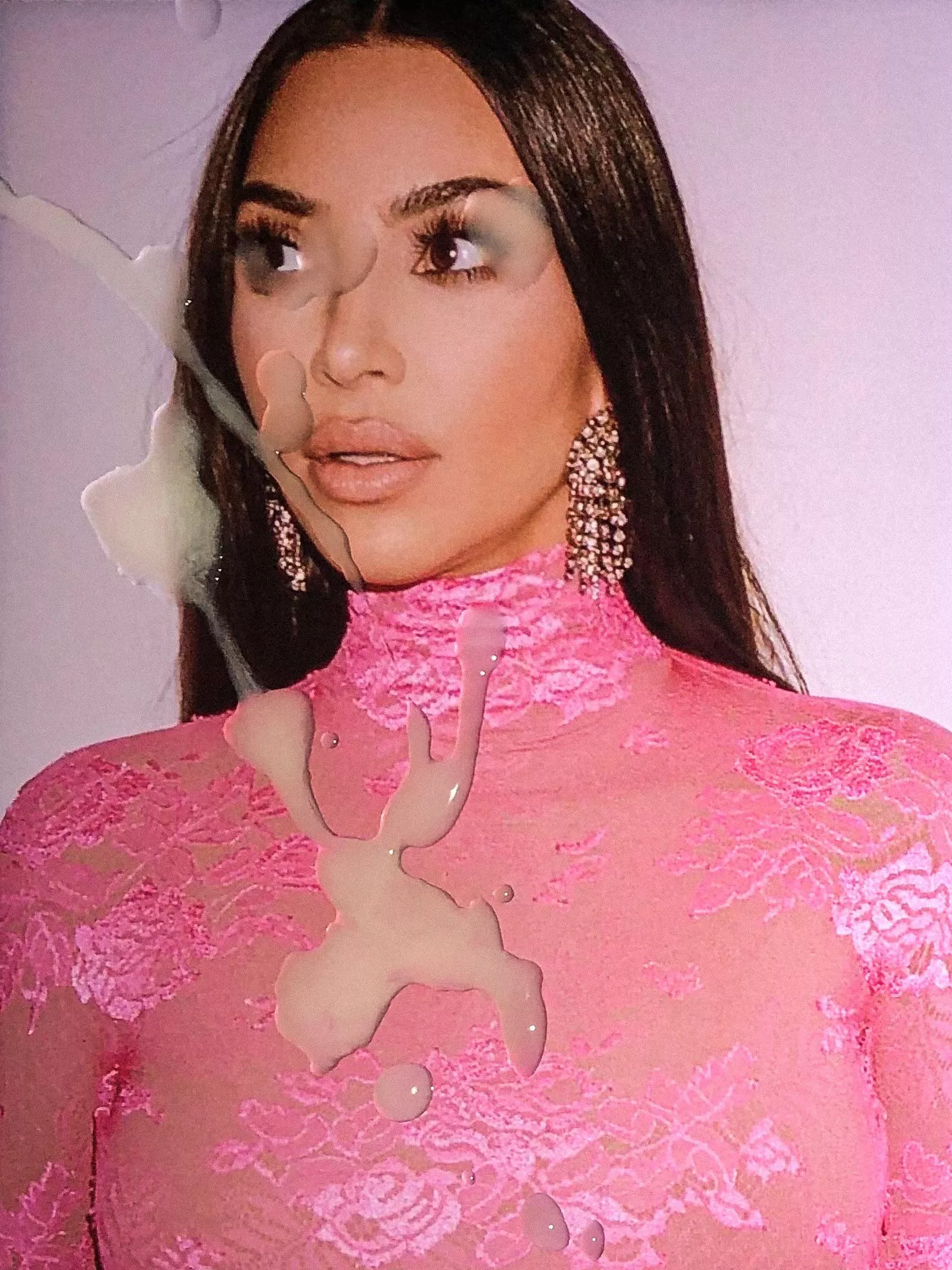 Kim got covered in cum and ruined her new outfit🙈 Kim got covered in cum and ruined her new outfit🙈