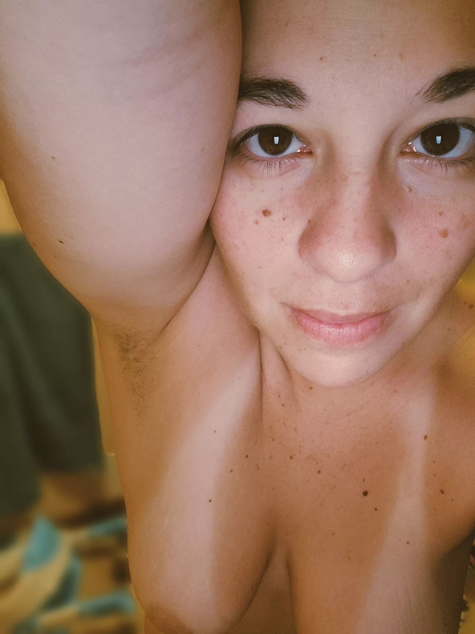 Kinda Obsessed With My Lazy Armpit Stubble.