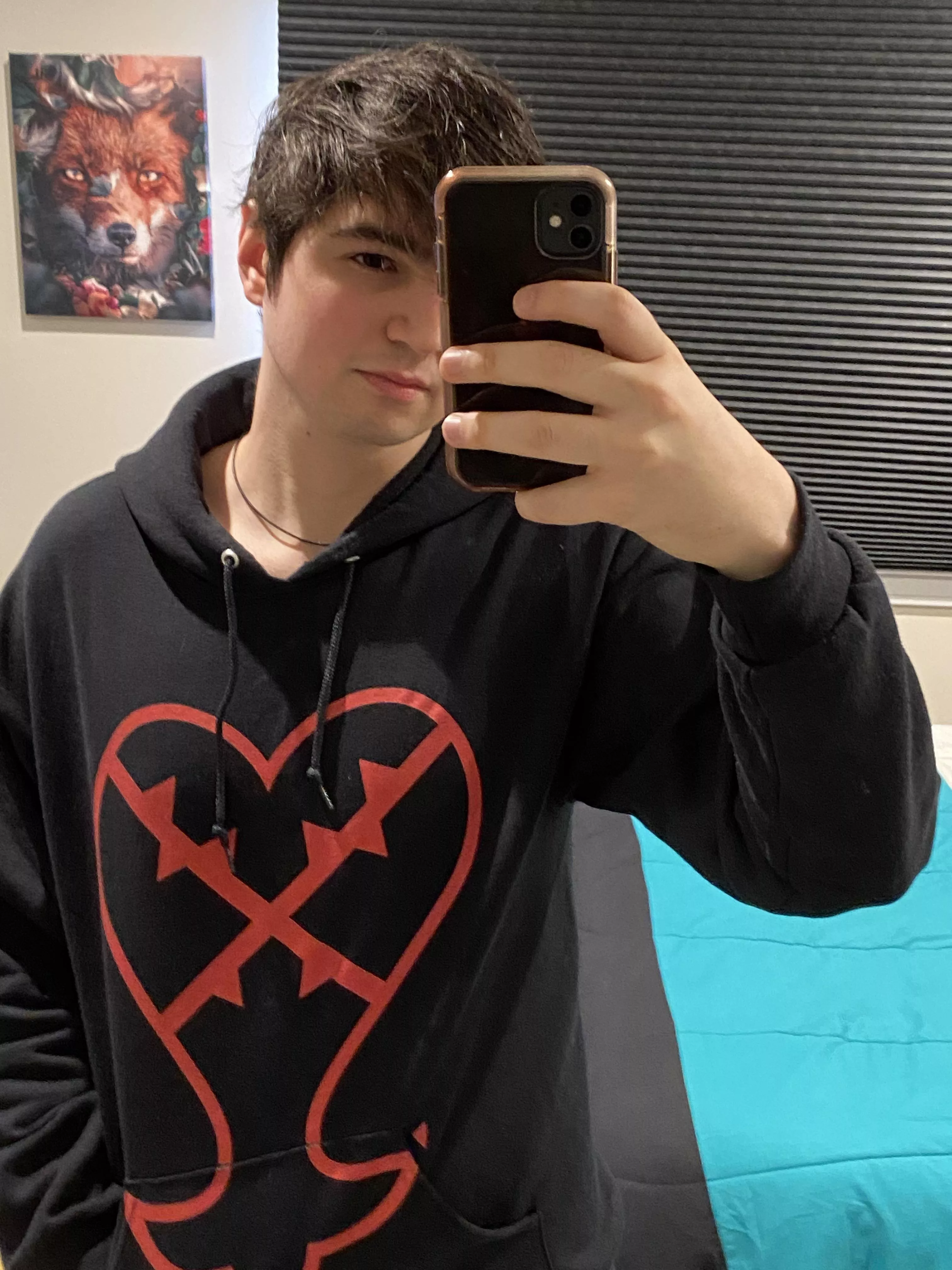 Kingdom hearts hoodie. Comfy lol. Hope everyone’s having a Covid free week!