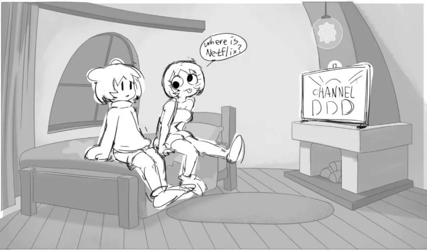 Kirby and Gooey sketch