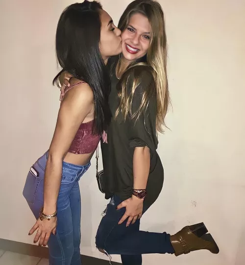 Kiss on the cheek