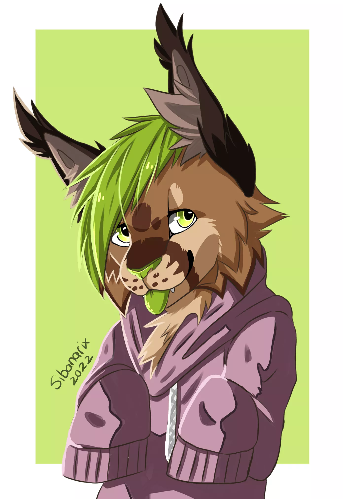 Kiwi Lynx! (art by me, @Sibanarix)