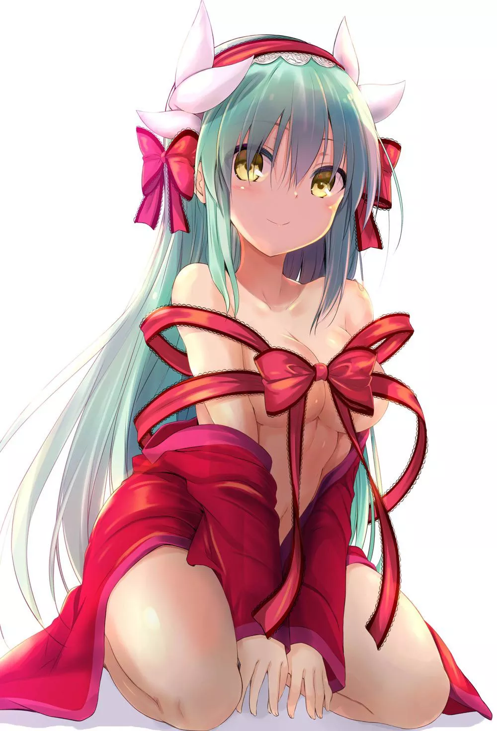 Kiyohime waiting for you to open her up Kiyohime waiting for you to open her up