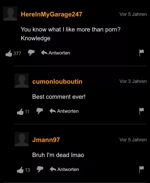 Knowledge > Porn