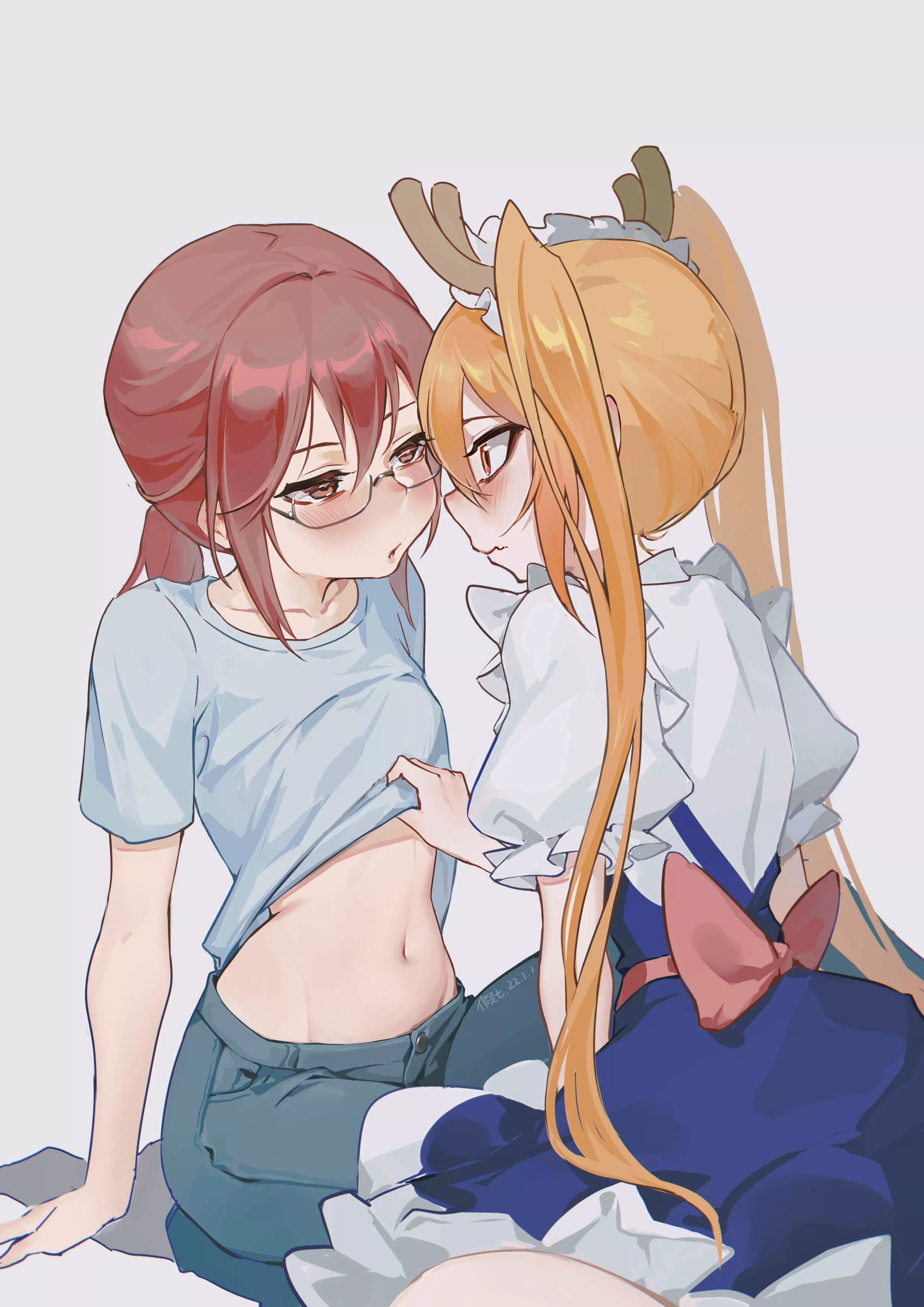 Kobayashi and Tohru [Maidragon]