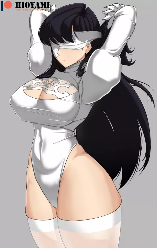 Komi 2B Cosplay (Hioyami) [Komi Can't Communicate / Nier]