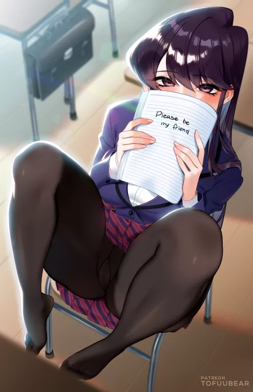 Komi-san learns there's more than one way to make friends Komi-san learns there's more than one way to make friends