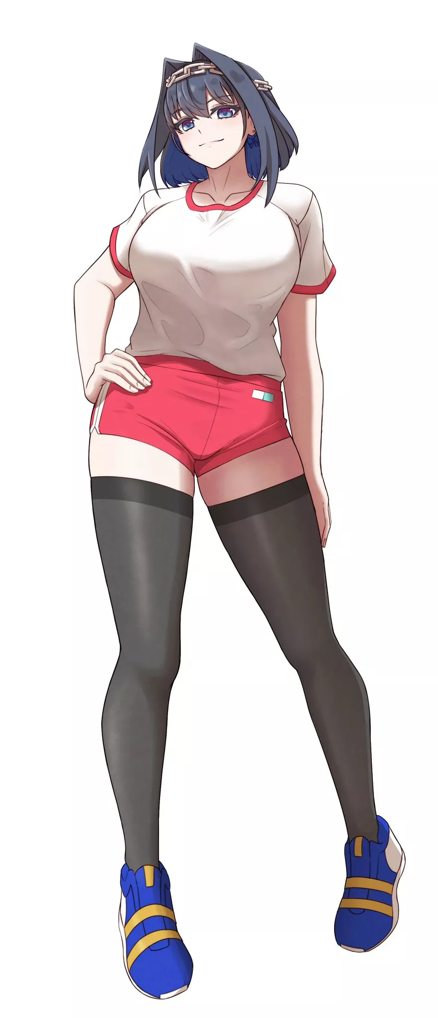 Kronii is deliciously thicc and wants to show it off Kronii is deliciously thicc and wants to show it off