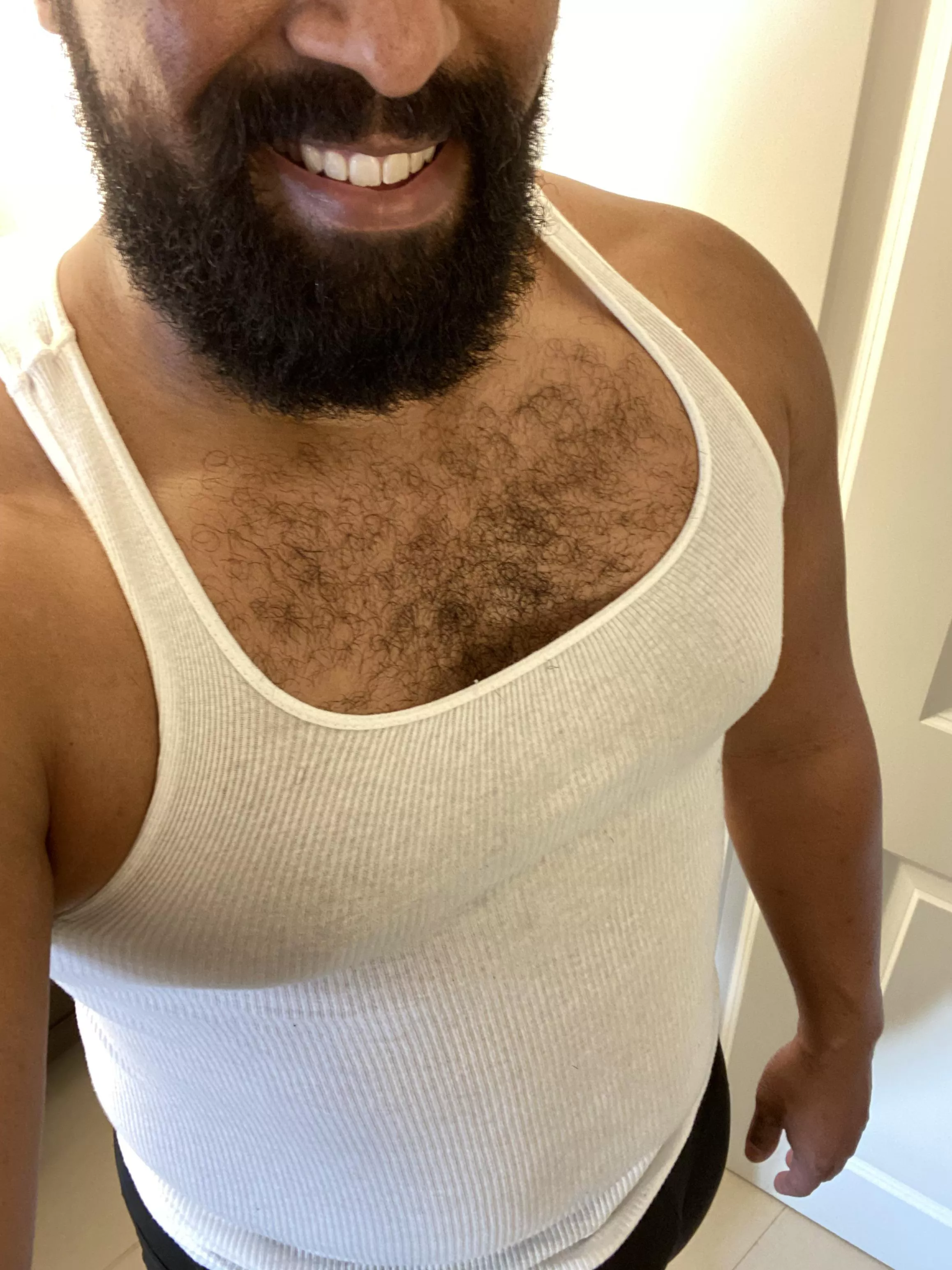 Ladies, dudes have cleavage you can ogle too! Ladies, dudes have cleavage you can ogle too!