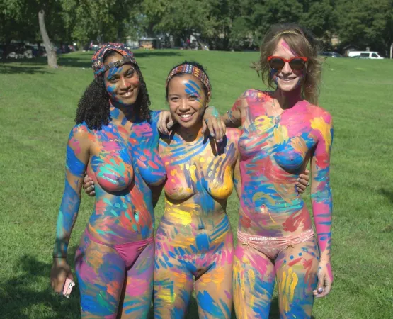 Ladies in Nothing But Body Paint Ladies in Nothing But Body Paint