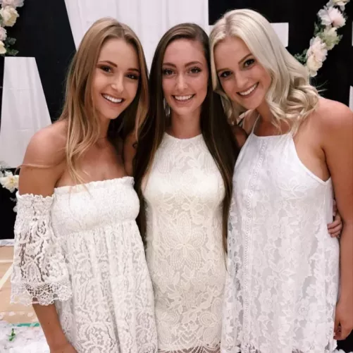 Ladies in white