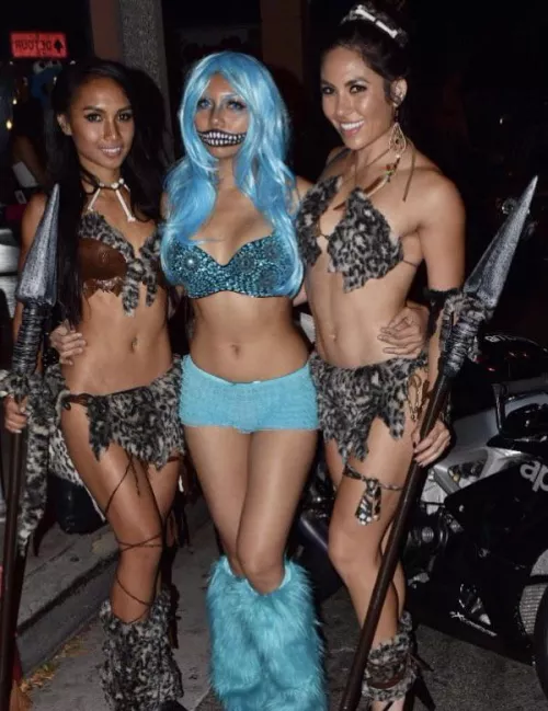 Ladies on Halloween Ladies on Halloween