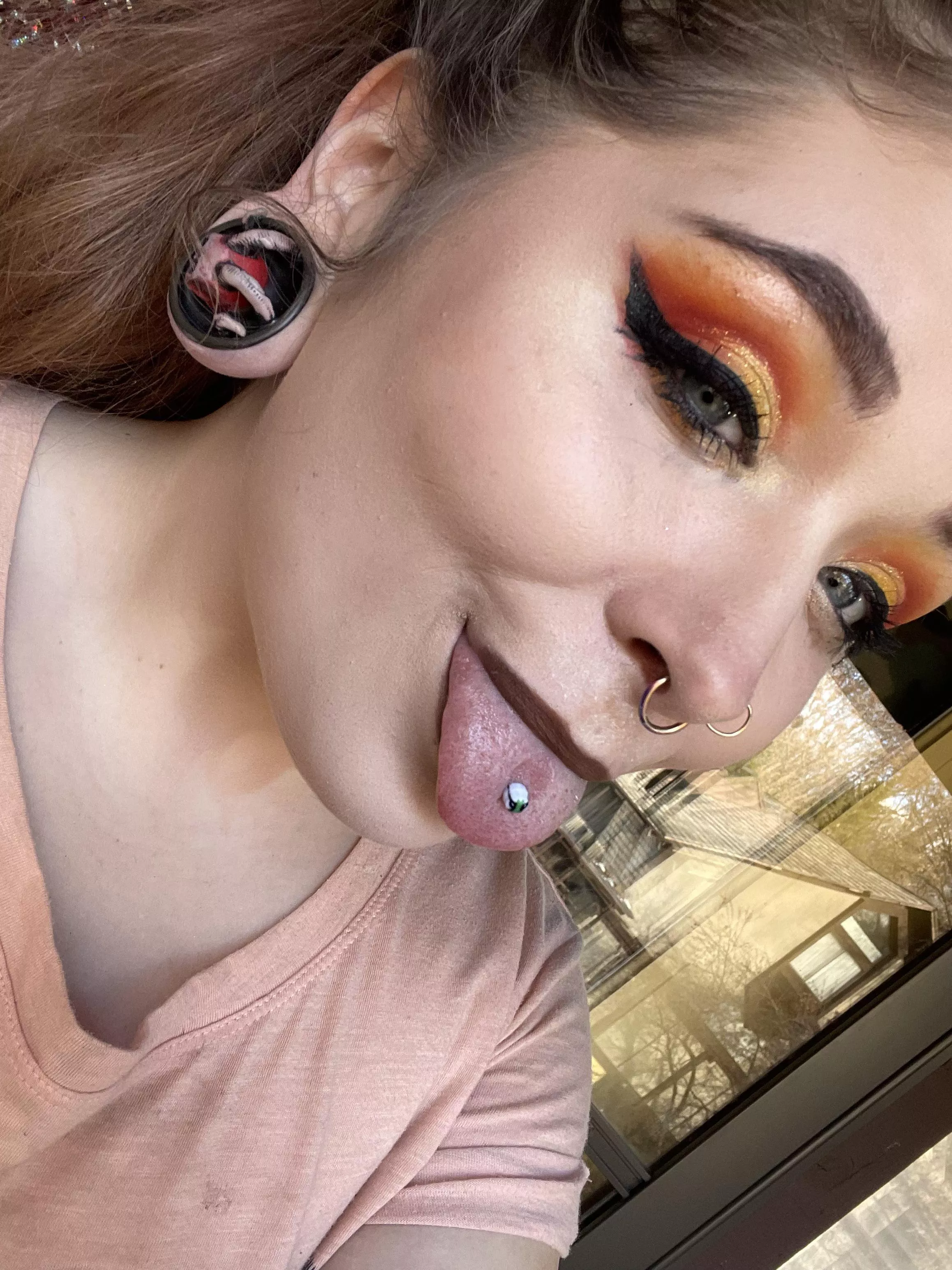 Lady in the streets, freak in the streets. Did my makeup for some running around, how he makes it run for me later though ???