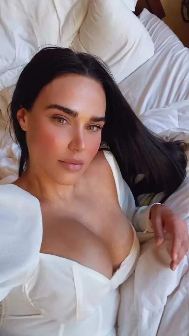 Lana with her big milkers Lana with her big milkers