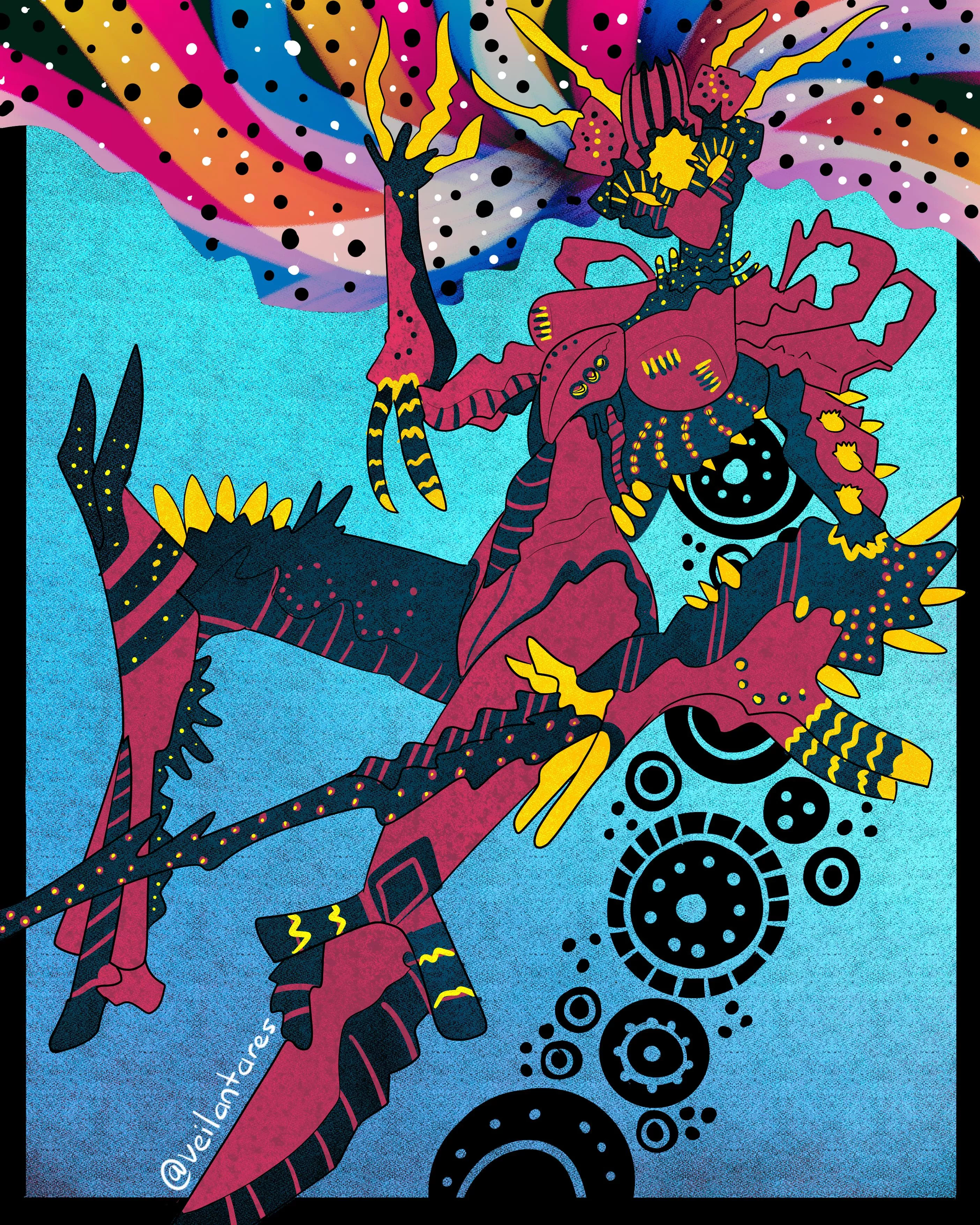 Lancing Cyborg Lady Lancing Cyborg Lady