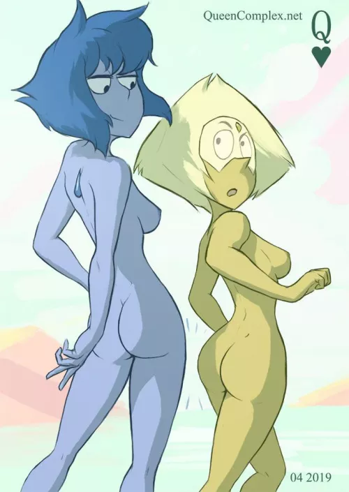 Lapis and peridot by QueenComplex