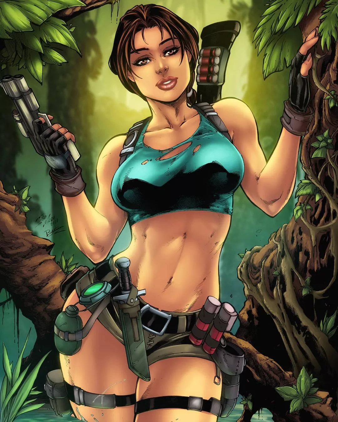 Lara Croft by Iago Maia (2021) Lara Croft by Iago Maia (2021)