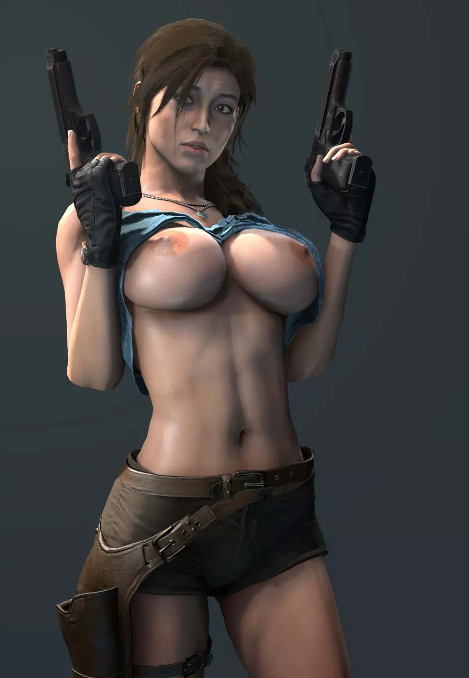Lara ready for action (Batesz) Lara ready for action (Batesz)