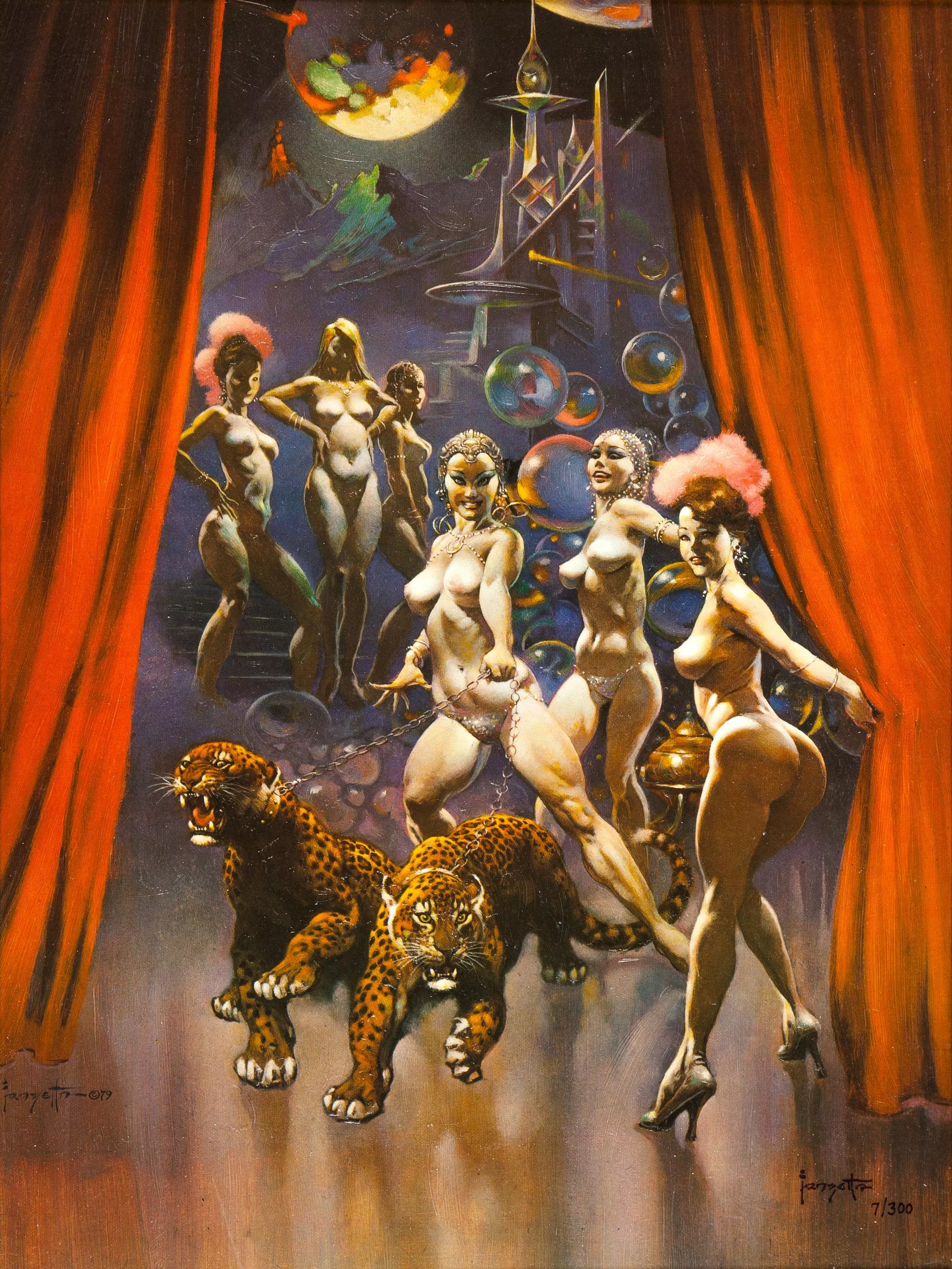 Las Vegas by Frank Frazetta (1979) Las Vegas by Frank Frazetta (1979)