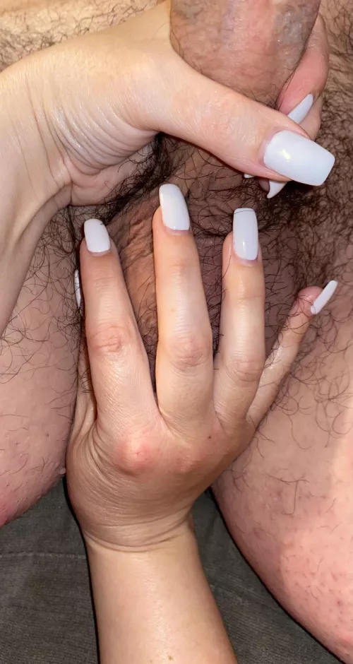 Last day of my white nails π