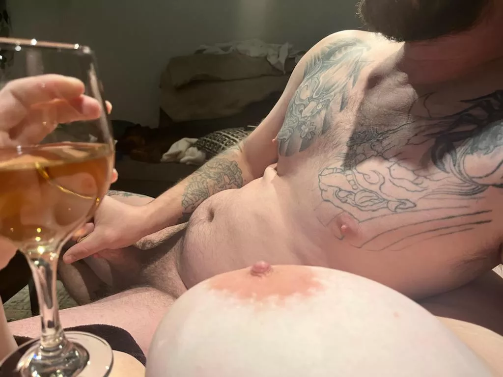 Last night was so much better than heading to work this morning. [F][M]