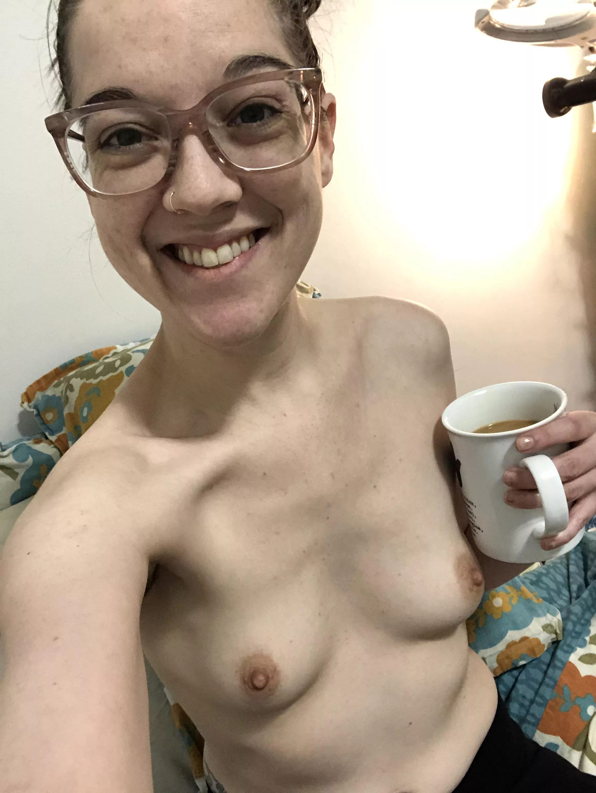 Late coffee because I welcome chaos into my life ☕️😄