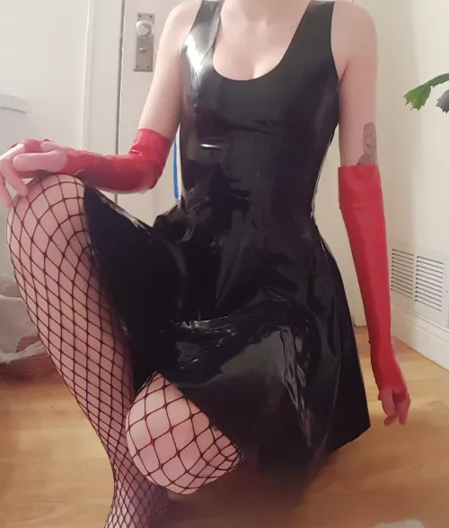 Latex and fishnets, just keeping it simple!