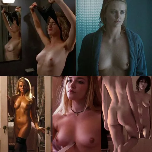 Laura Dern, Charlize Theron, Margot Robbie, Florence Pugh, Scarlett Johansson Nude (1 Photo) Robbie, Florence Pugh, Scarlett Johansson Nude (1 Photo)