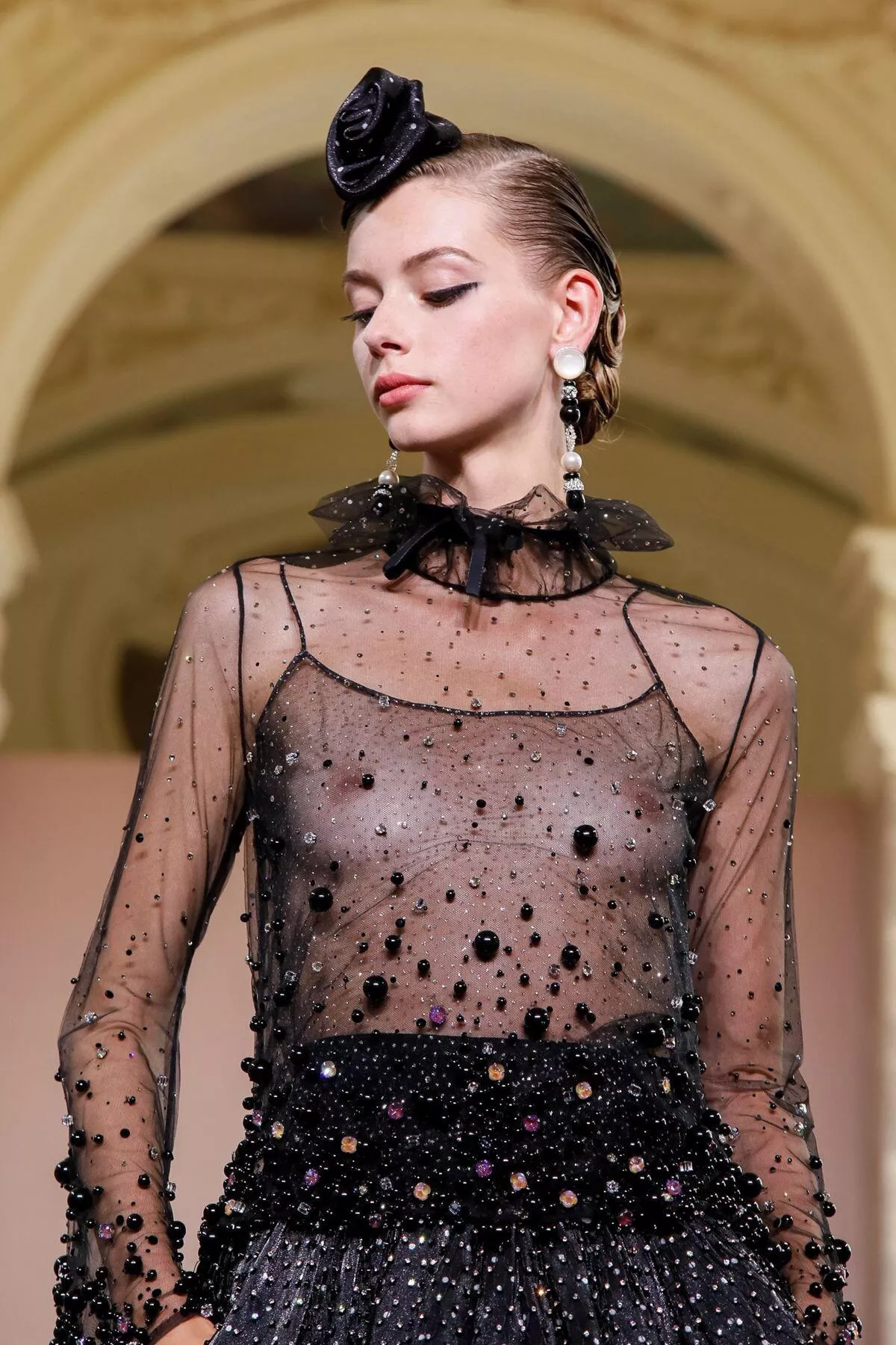 Lauren de Graaf- Giorgio Armani FW 2019 Lauren de Graaf- Giorgio Armani FW 2019