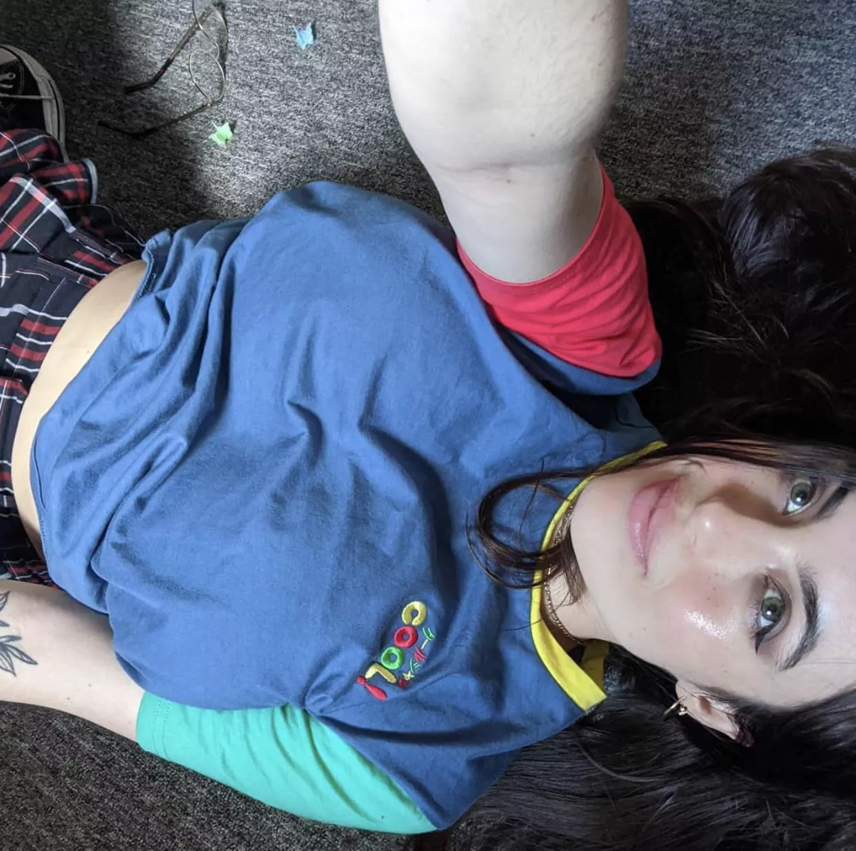 Laying down Laying down