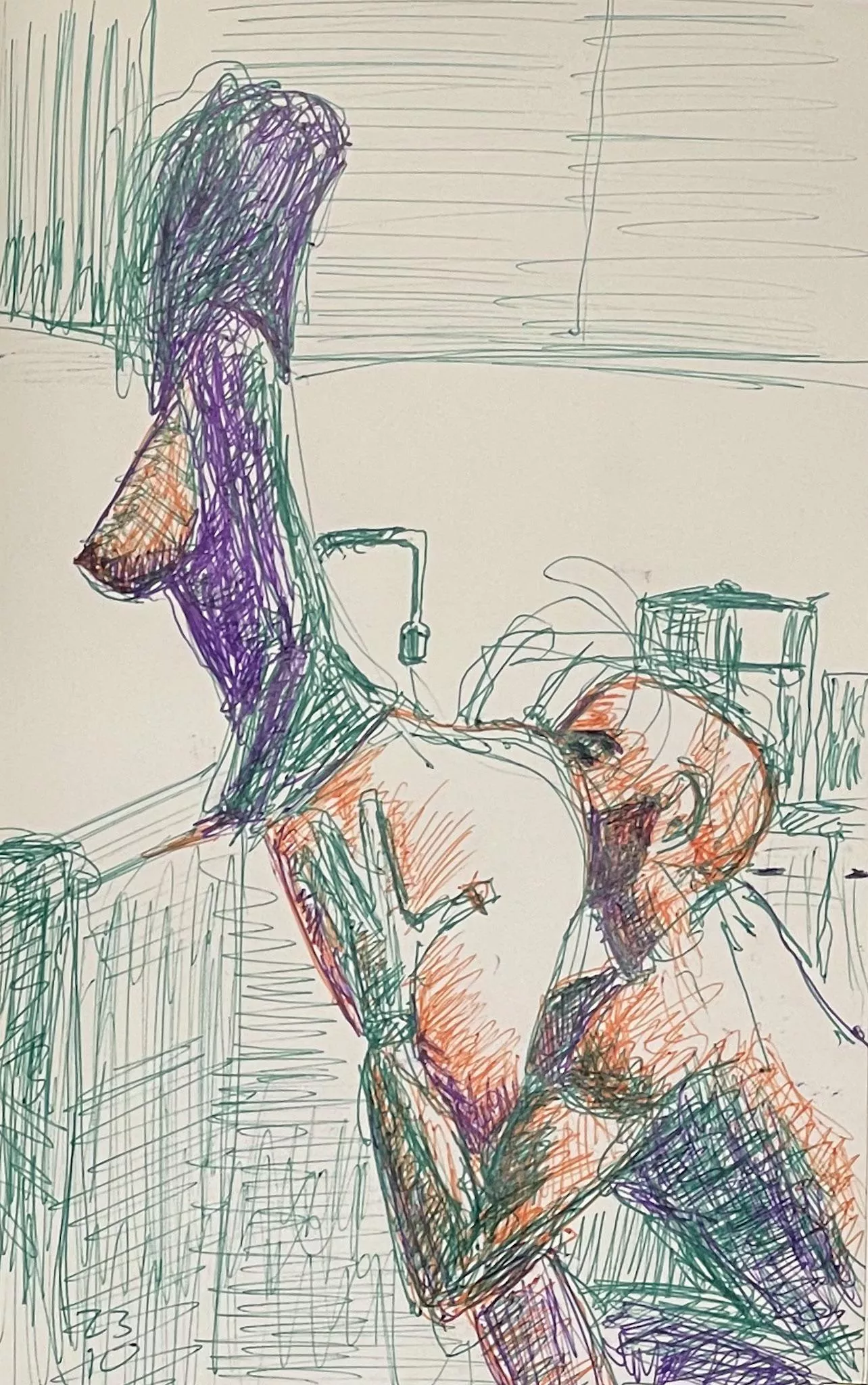 “Le Meilleur Petit Dejeuner”, fait par M. Bleu.