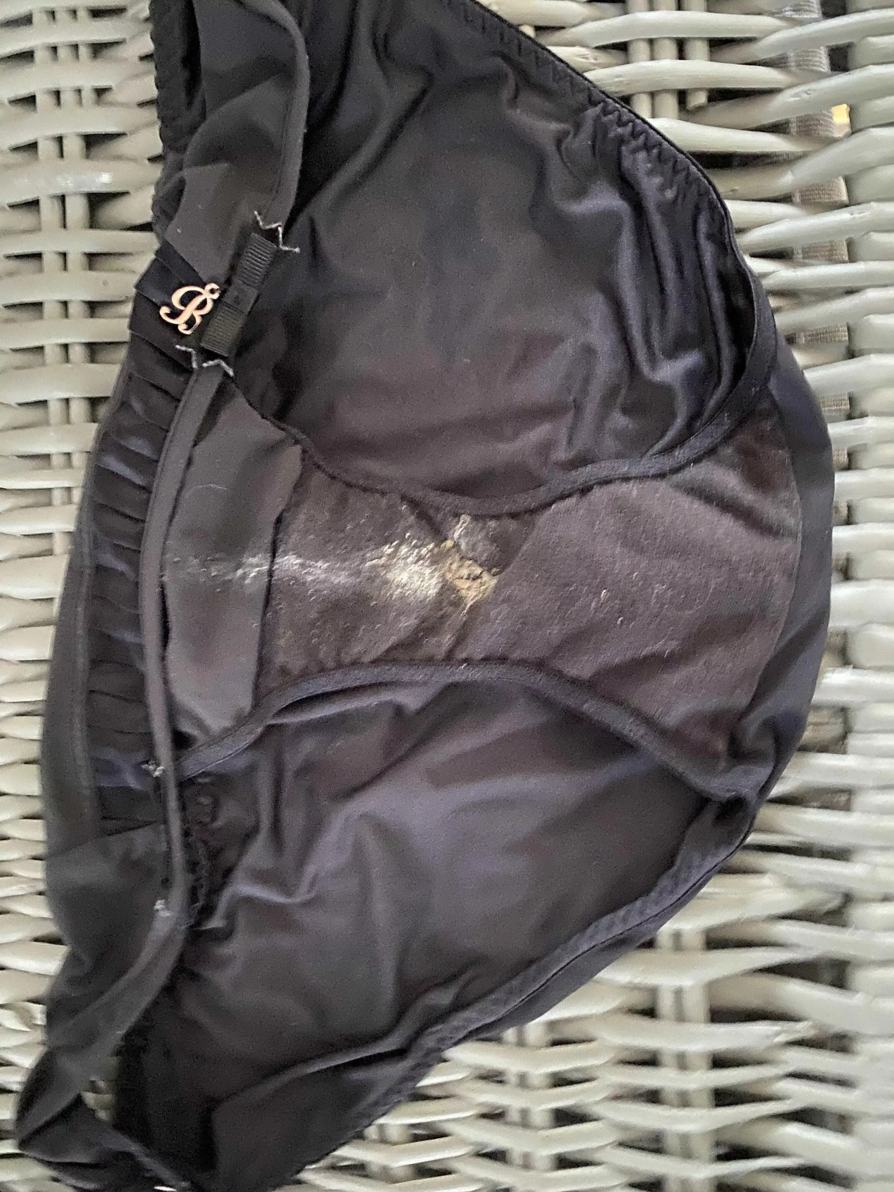 Left on top of Laundry basket 👃